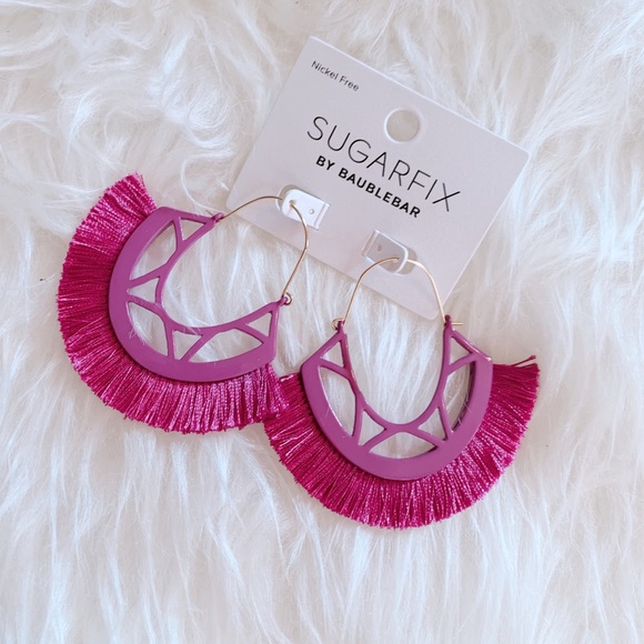 BaubleBar Jewelry - NWT Baublebar Sugarfix Pink Flair Earrings BaubleBar Jewelry - NWT Baublebar Sugarfix Pink Flair Earrings